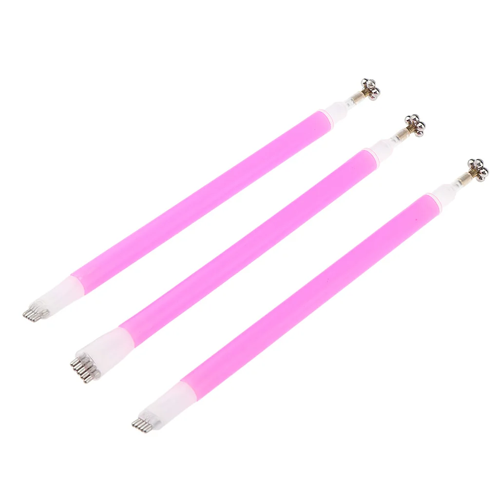 3x Nail Art Brush Magic 3D Cat Pen UV Gel Polish Magnetic Cats Eyes DIY Tool