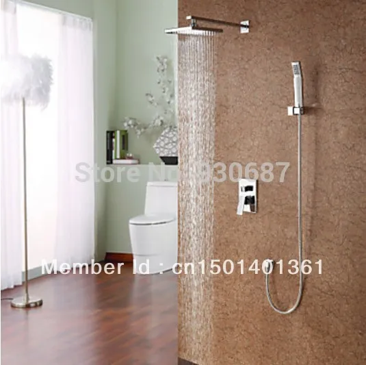 

Contemporary Shower Faucet with Shower head & Hand Shower Mixer Tap