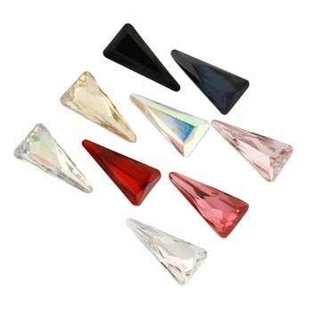 

Glass Crystal Beads 8x16mm Crystal Rhinestones Glass Stones Rhinestone Appliques For brooch Clothing DIY Jewelry Making Crystals