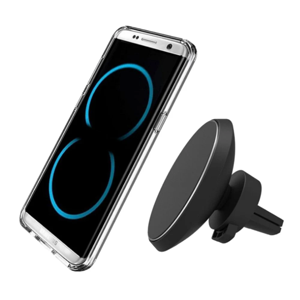 Car Mount Qi Wireless Charger For Samsung Note 9 S9 S8 Fast Wireless Charging Car Phone Holder For iPhone XS Max X XR 8 Plus