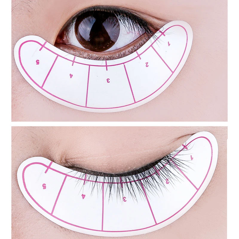70pair/10sheet Eye Pads Eyelash Paper Patches Lash Extension Paper Eye