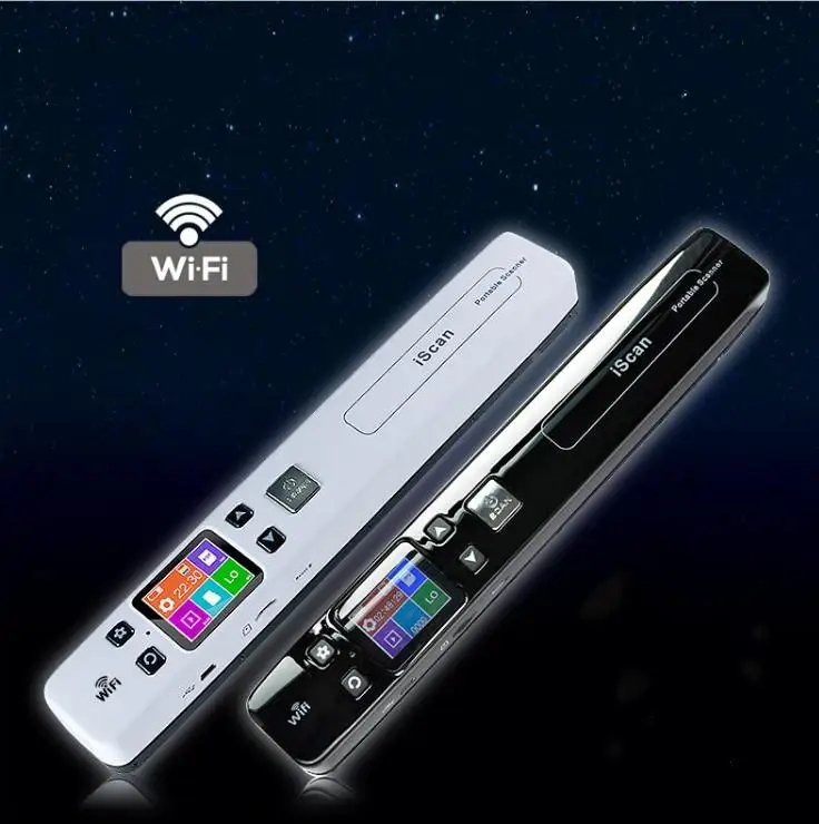 

EastVita 1050DPI Portable Handheld Scanner A4 Document Scanner for Photo Picture Receipts Books r20