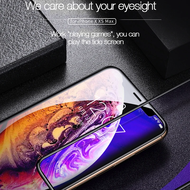 10H Защитное стекло для iPhone X Xs XR XsMax на iphone R XS MAX Защитная пленка экрана защита