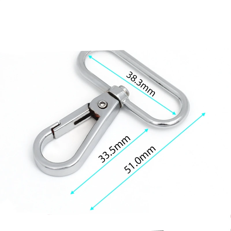 20PCS Sliver Metal Swivel Snap Hook Backpack Buckles Swivel Clip Bag