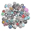 50 unids/lote estilo mixto de Metal de 18mm botones de 50 diseños de jengibre de ajuste a presión 18mm brazaletes de la pulsera de collar ► Foto 1/6