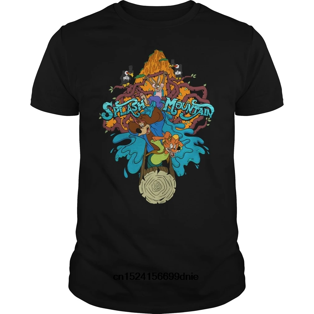 

Funny Men t shirt Women novelty tshirt Splash Mountain cool T-Shirt