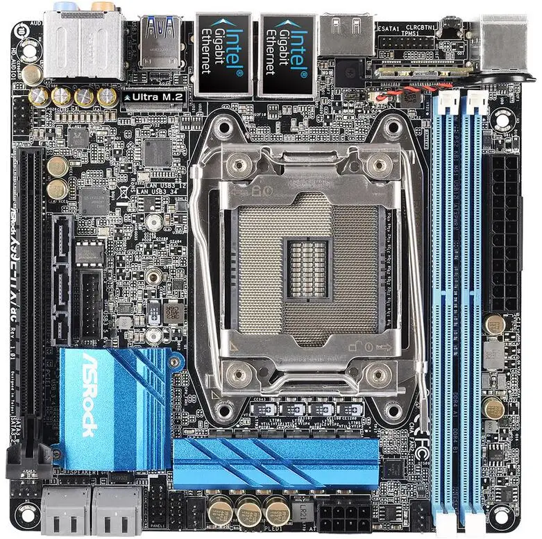 

X99E-ITX/AC USB3.1 MINI ITX desktop computer motherboards