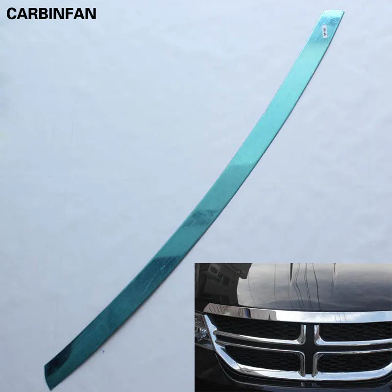 

Accessories Stainless Steel Front Gill Engine Lid cover Trim For Dodge Journey JCUV Fiat Freemont 2012 2013 2014 2015