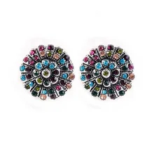 Золотые серьги в стиле ретро