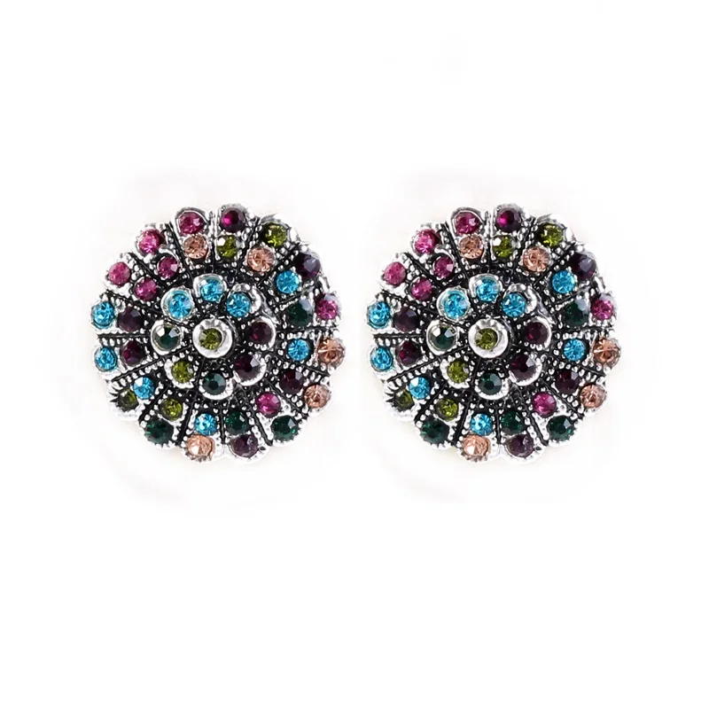 Golden retro all-drill Earrings | Украшения и аксессуары