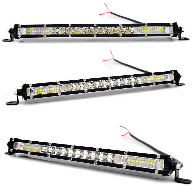 

11 Inch LED Work Light Bar combo beam led Offroad 102W For Polaris UTV 4WD 4X4 Jeep Truck Tractor Raptor Single Row
