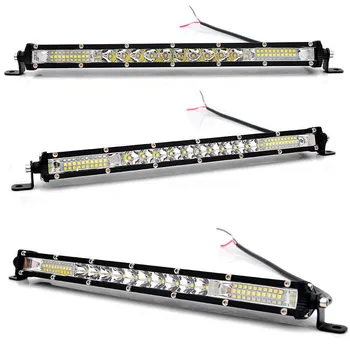 

11 Inch LED Work Light Bar combo beam led Offroad 102W For Polaris UTV 4WD 4X4 Jeep Truck Tractor Raptor Single Row