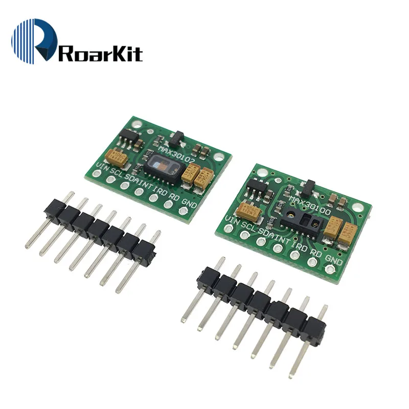 

Heart Rate Click MAX30100 modules Sensor for Arduino/ Low Power MAX30102 Heart Rate Oxygen Pulse Breakout