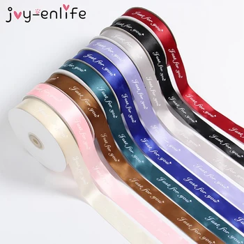

25MM 5M Just For You Printed Polyester Ribbon for Wedding Christmas Party Decorations DIY Bow Craft Ribbons Card Gifts Wrapping