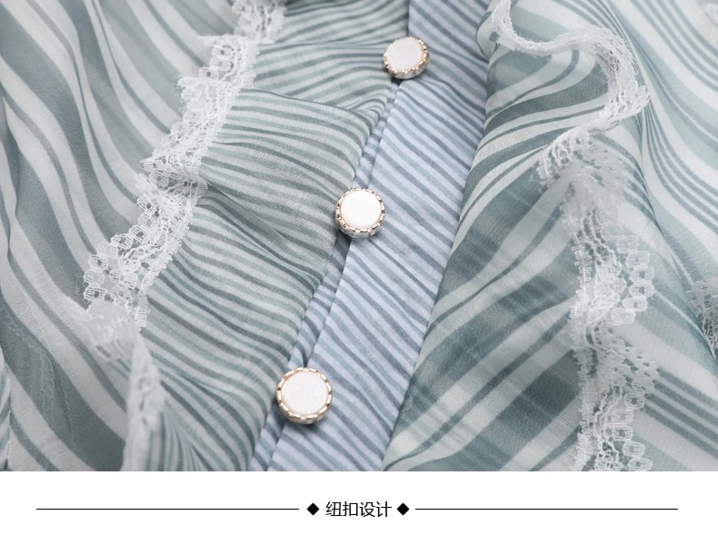 Подиум Европейский Desinger женское платье средней длины неправильный винтажный воротник-стойка оборки, открытые плечи пряжки Полосатое платье Vestido