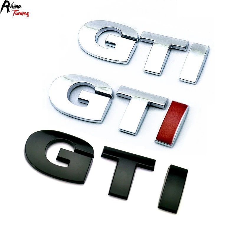 

Rhino Tuning GTI Car Styling Badge Sticker For VW GOLF POLO R36 R400 R32 R20 R50 Auto Rear Boot Trunk Emblem 680rs
