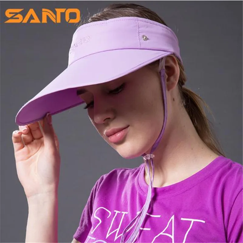 Outdoor Sports Cap Santo M-49 Cycling Mountaineering Sun Hat Women UV-protection Sunshade Cap Adjustable Quick Dry Hat