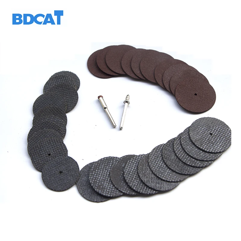 

BDCAT 30pcs cutting disc circular saw blade grinding wheel for dremel rotary tool abrasive sanding disc tools cutting wood metal