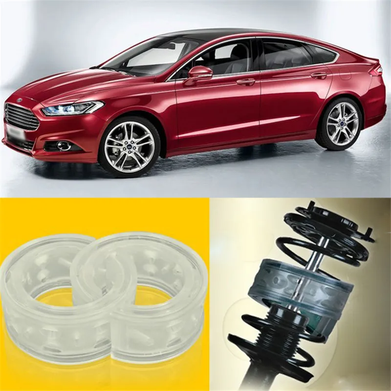 2pcs Super Power Front Shock Absorber Coil Spring Cushion Buffer For