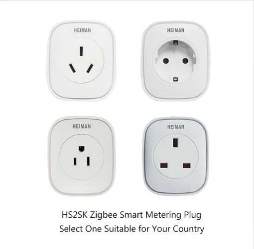Heiman Zigbee Smart Wall socket Zigbee alliance Power switch Socket control power on off socket power wall plug
