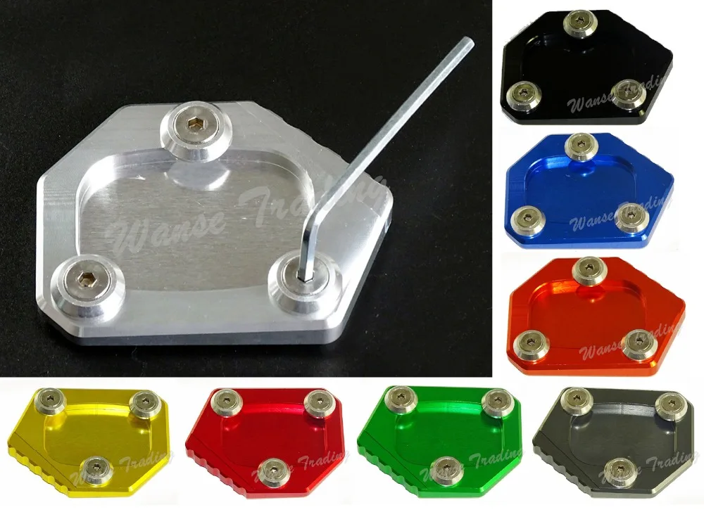 

waase Kickstand Foot Side Stand Extension Pad Support Plate For HONDA NC700S NC700X NC700D NC700 S X Integra 2012 2013 2014 2015