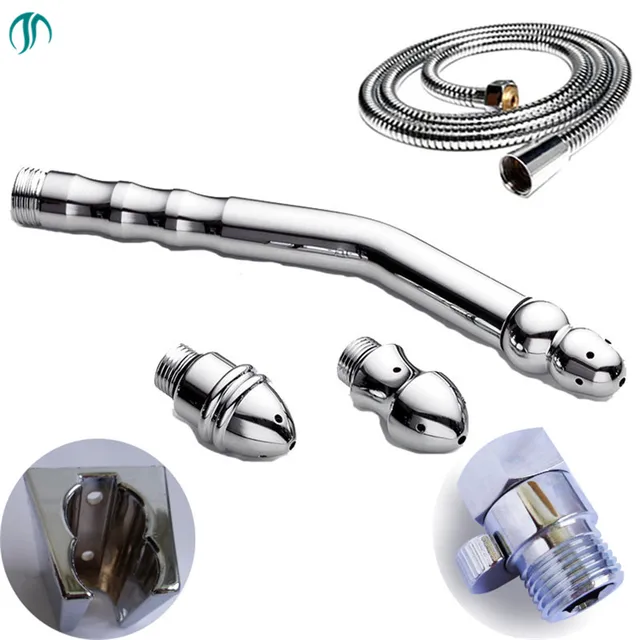 Modun Enema Shower Bidet with 3 Heads Portable Vaginal Anus Anal