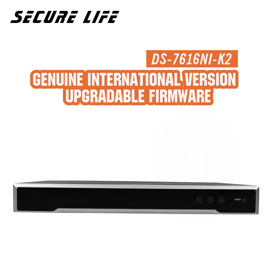 Hikvision DS-7616NI-K2 International version Embedded 4K NVR 16ch POE with 2SATA NON POE ports, up to 8MP HDMI VGA output ,H.265 Hikvision DS-7616NI-K2 International version Embedded 4K NVR 16ch POE with 2SATA NON POE ports, up to 8MP HDMI VGA output ,H.265