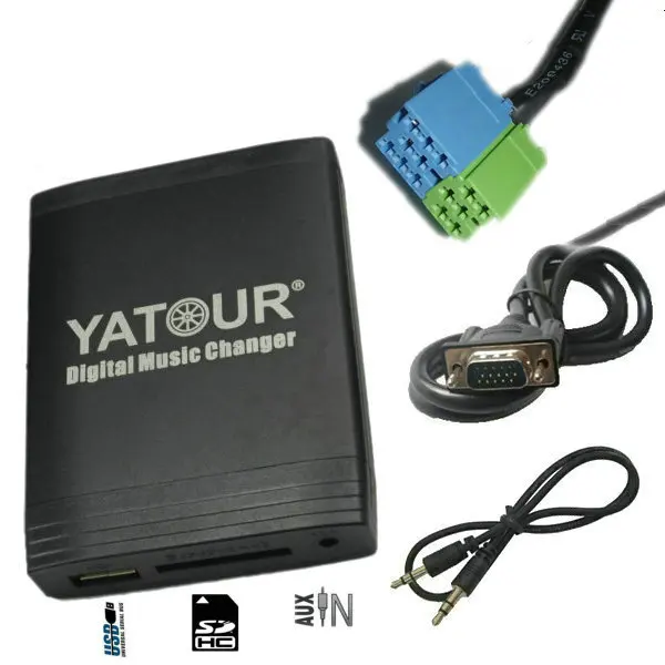 

Yatour Digital MP3 USB SD AUX interface adapter fit Porsche Benz (CD player Silverstone 7860/2660 alternative)