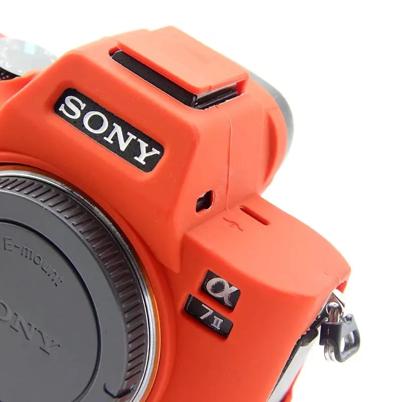 Силиконовая Резина Камера тела защитный чехол сумка чехол для Sony A7 II A7II ILCE-7M2 A7R Mark 2 A7MII/A7RII/A7SII Камера