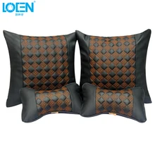 Массажная подушка для спины стула, кожаная поясничная скоба, для автомобиля, для грузовика, для офиса, для дома, для сиденья, для поясницы, для спины