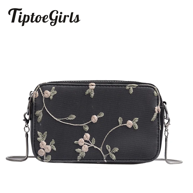 

New Lace Small Square Bag Female New Fashion High Quality Casual Wild Shoulder Messenger Bag