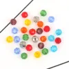 100pcs/lot 4mm 6mm Rondelle Austria Crystal Beads Faceted Glass Beads Loose Spacer Beads For DIY Jewelry Making ► Photo 3/6