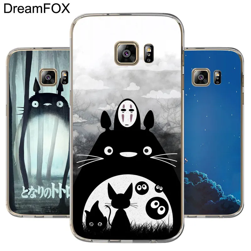 DREAMFOX M318 модный Тоторо Мягкий ТПУ силиконовый чехол для samsung Galaxy Note S 7 8 9 10 10e 11 11e Lite