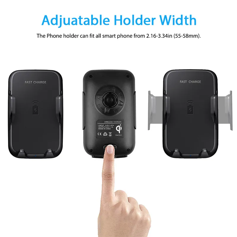 Cup Holder Wireless Car Charger PC12