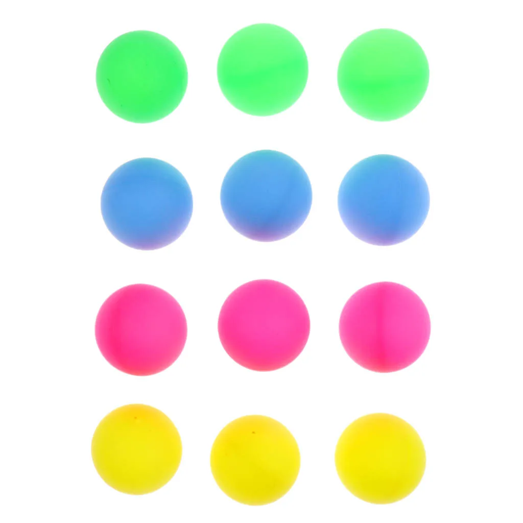 12 шт разноцветных мячей для пинг-понга, украшения для настольного тенниса