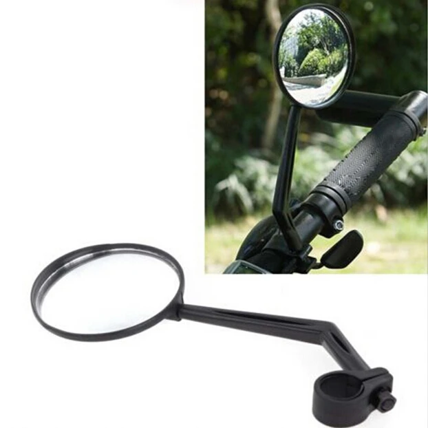 1Pc Bicycle Rearview Mirror Round Convex Mirror Handlebar Safe Rearview Mirror