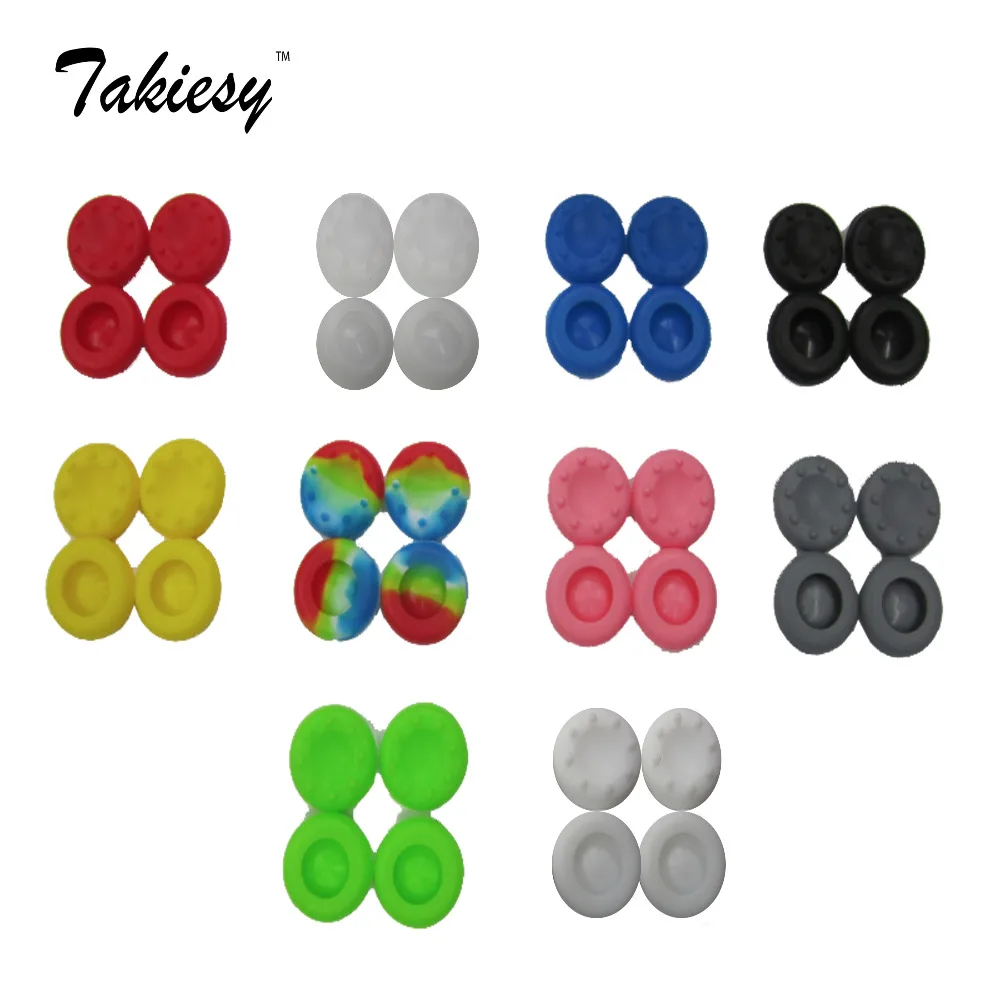 

WOW !!100pcs Multi colors Analog Thumb Stick Silicone Thumbstick Grips Covers for Xbox 360 Controller PS3 Wii Joystick