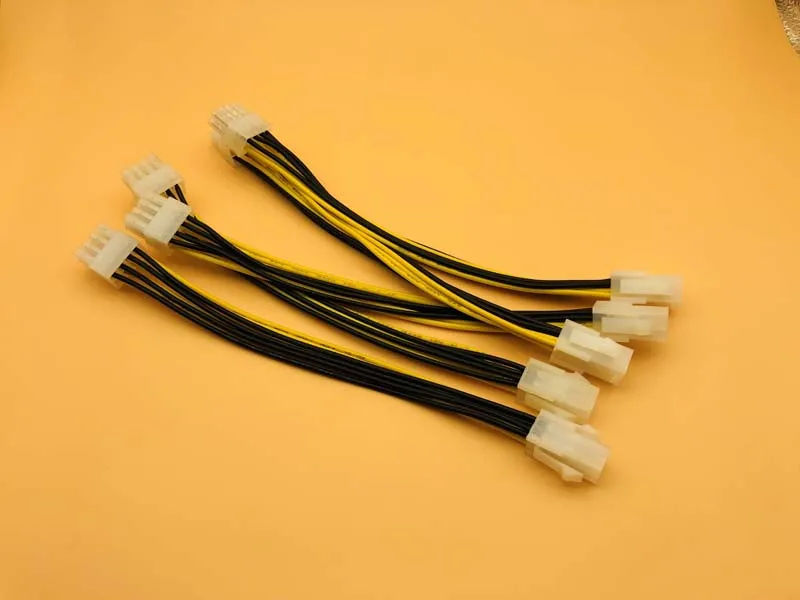 5PCS 20cm ATX 4Pin Male To 8Pin Female EPS Power Cable Adapter CPU Power Supply Converter Cable Convertor For BTC Miner Mining 5PCS 20cm ATX 4Pin Male To 8Pin Female EPS Power Cable Adapter CPU Power Supply Converter Cable Convertor For BTC Miner Mining