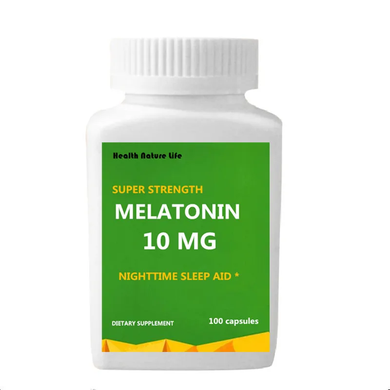 Мелатонин снятие стресса и помощь для сна 10 мг 100 шт/бутылка