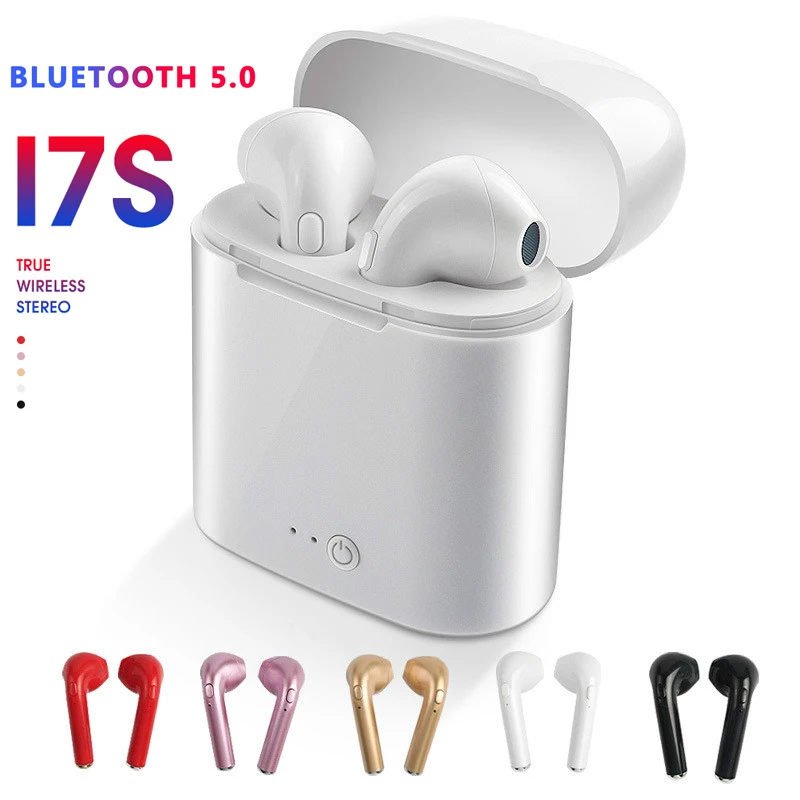 

Wireless Earphones Bluetooth Earpiece i7s TWS sport Earbuds Headset With Mic For iPhone Xiaomi Samsung Huawei LG smart Phone