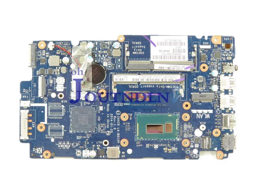 JOUTNDLN для Dell Inspiron 15 5547 материнская плата для ноутбука DDR3L LA-B012P CN-0G1DPC 0G1DPC G1DPC Integrated Графика W/I5-4210U Процессор