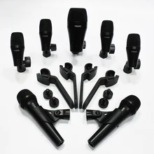 PGA52 PGA56 E902 E904 E906 стиль kick snare tom hihat крушение Езды 7 барабанов комплект Инструмент Динамический микрофон