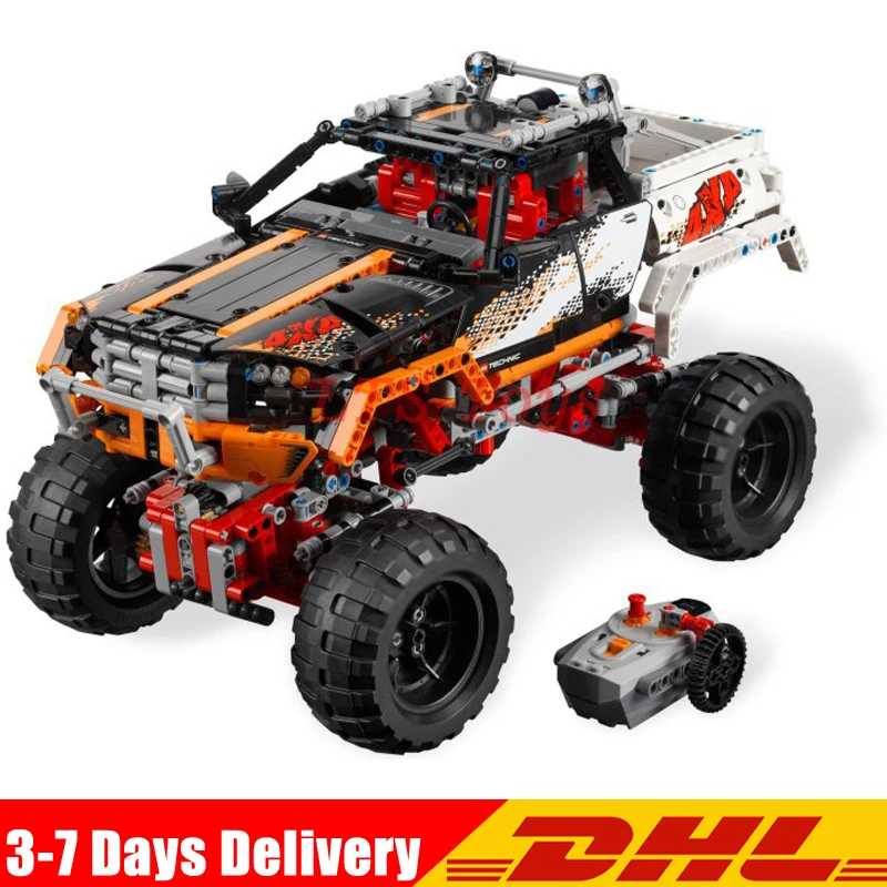 

Lepin 20014 1386PCS Technic The Remote-Control Four-Wheel Drive Off-road Vehicles Building Blocks Toy Compatible Legoings 9398