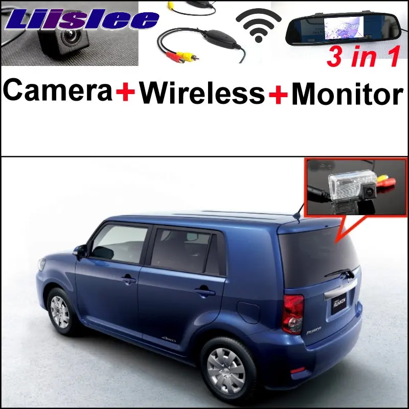 

Liislee 3 in1 Special Rear View Camera + Wireless Receiver + Mirror Monitor Easy Parking System For TOYOTA Corolla Rumion Rukus