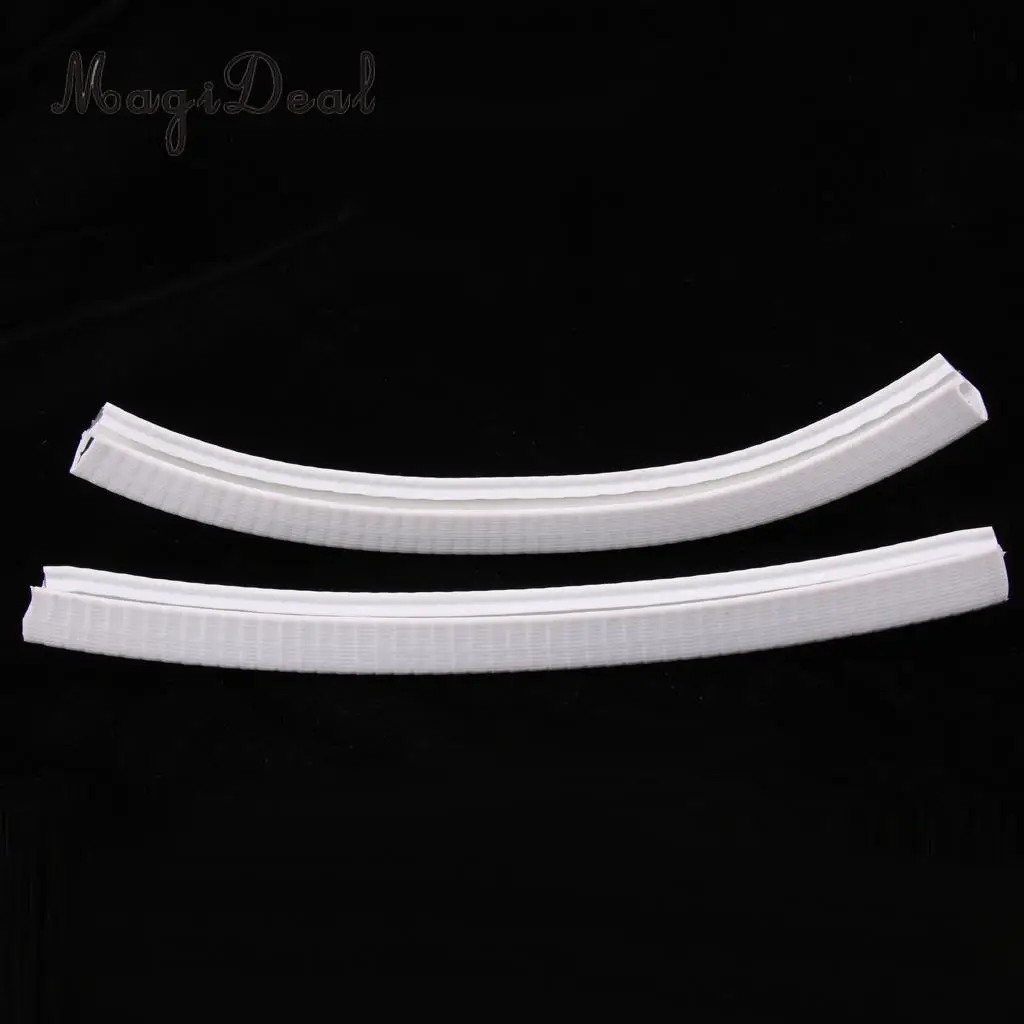 2pcs Rubber Longboard Skateboard Deck Protection Strip Skateboard Nose Tail Guard 12cm Outdoor Skateboarding Accessories