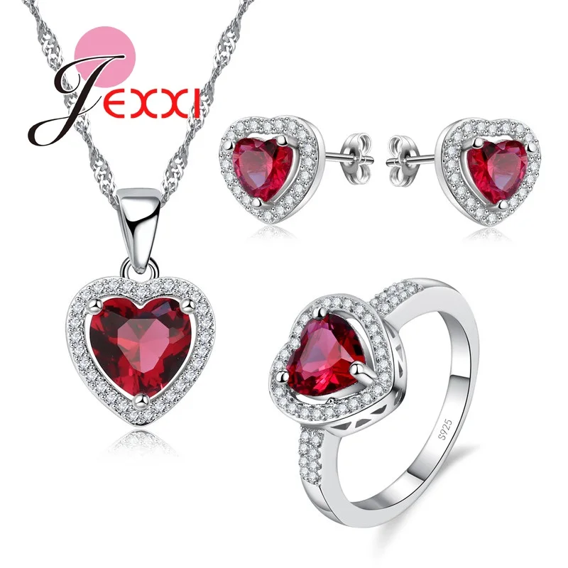 JEXXI-Sparkling-Red-Jewelry-Sets-For-Women-Silver-Color-CZ-Crystal-Earrings-Ring-Necklace-Pendant-Set