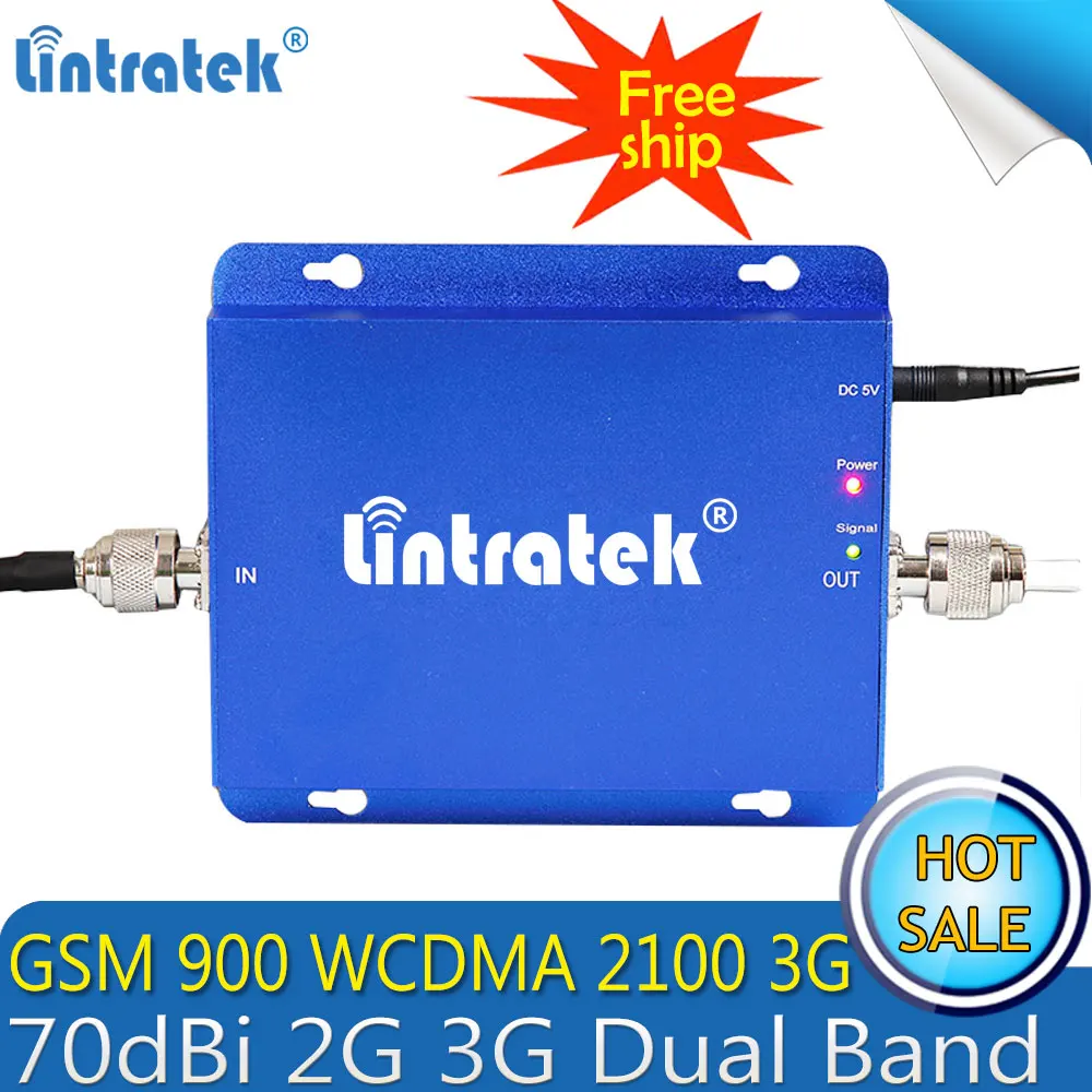 

FreeShipping dual band 900 2100 signal repeater booster mobile phone gsm900 2g 3g wcdma 2100mhz UMTS booster amplifier