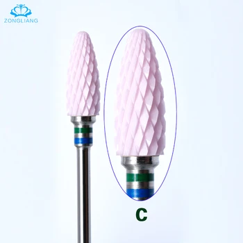 

Pink nail bit electric nail drill Remove gel Milling cutter for manicure pedicure Apparatus for manicure Pink ceramic nail drill