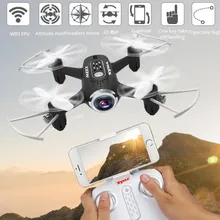 Вертолет с двойным управлением X22w Wifi в режиме реального времени передача Радиоуправляемый квадрокоптер Дрон Безголовый Hover attitude hold с камерой