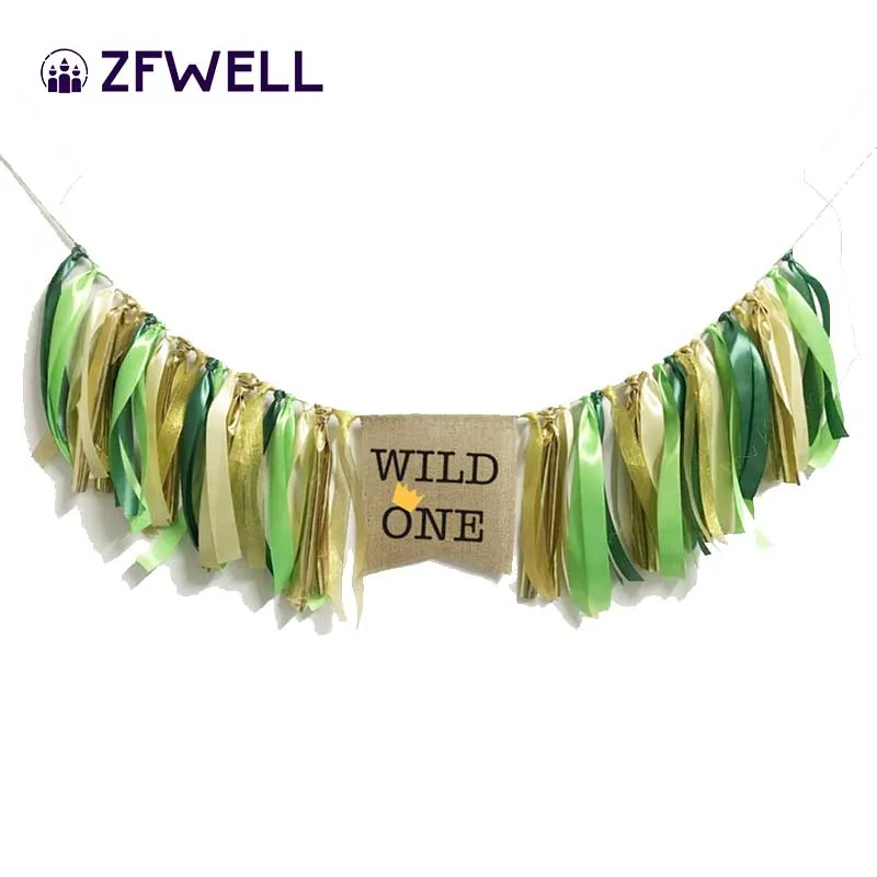 ZFWELL 19pz/лот "WILD ONE" Детский новогодний воздушный шар на день рождения набор в